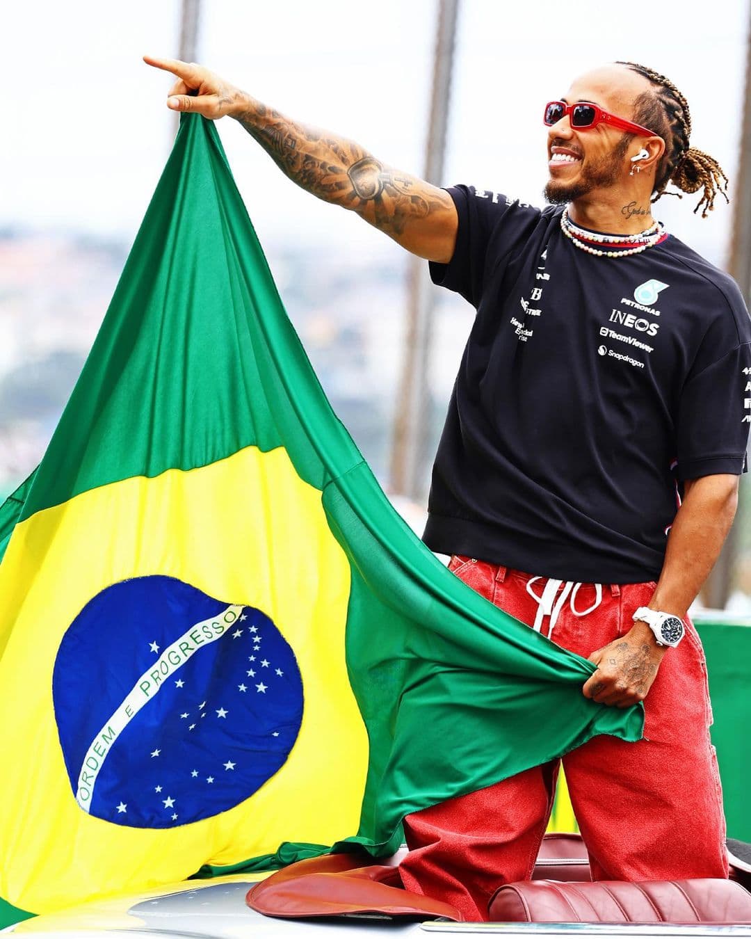 Lewis a True Brazilian!