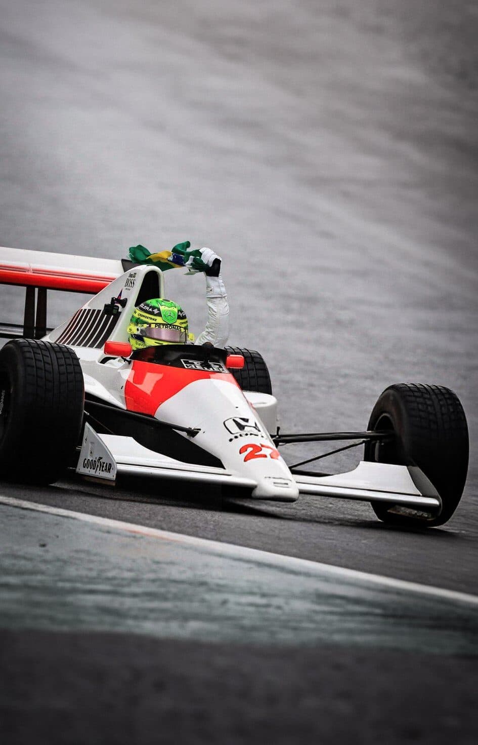 Lewis on Senna’s Car